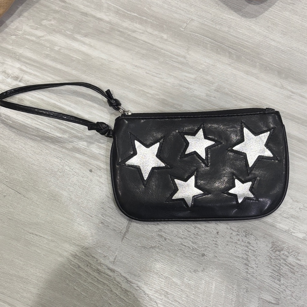 Black and White Star Pattern Women's Bag